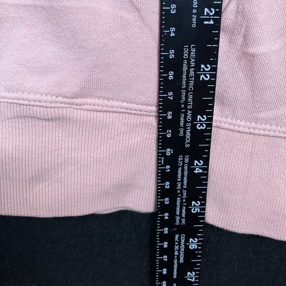 Fabletics Womens Sweater Pink Boat Neck Oversized Cotton Blend Small - Picture 9 of 12